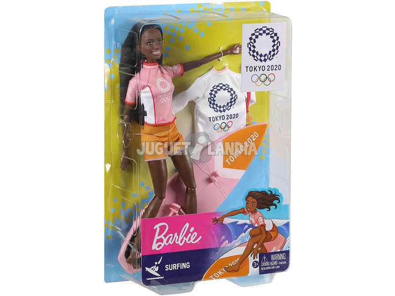 Barbie Olimpíadas Surfista Mattel GJL76