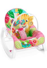 Fisher Price Seggiolino Dondolo Cresci Con me Rosa Mattel GNV70