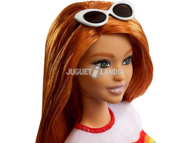 Barbie Fashioniste Maglietta Arcobaleno Mattel FXL55