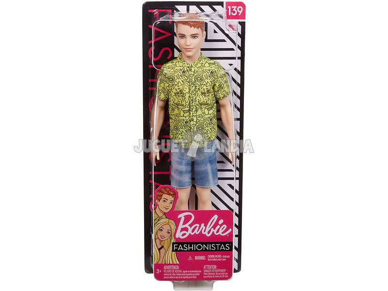 Barbie Ken Fashionista Camisa Amarela Mattel GHW67