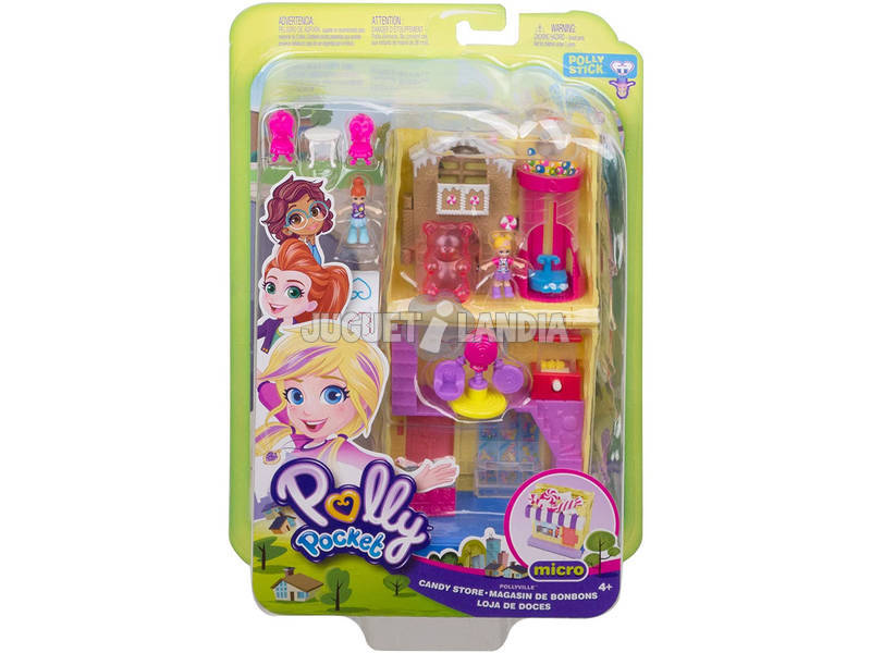 Polly Pocket Pollyville Loja de Doces Mattel GKL57