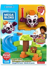 Mega Bloks Panda Lancez et Roulez De Peek a Block Mattel GKX68