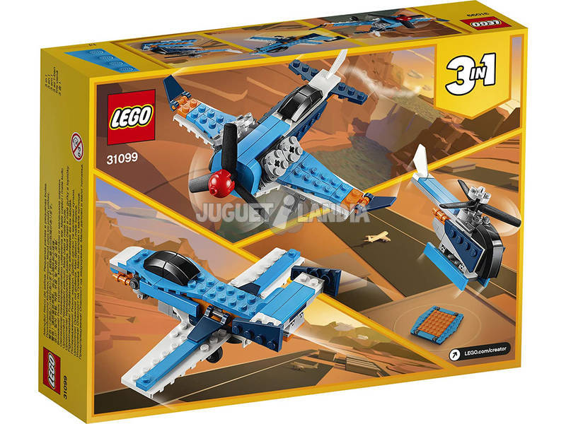 Lego Creator Propellerflugzeug 31099