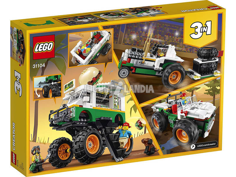 Lego Creator Monster Truck Hamburgeria 31104