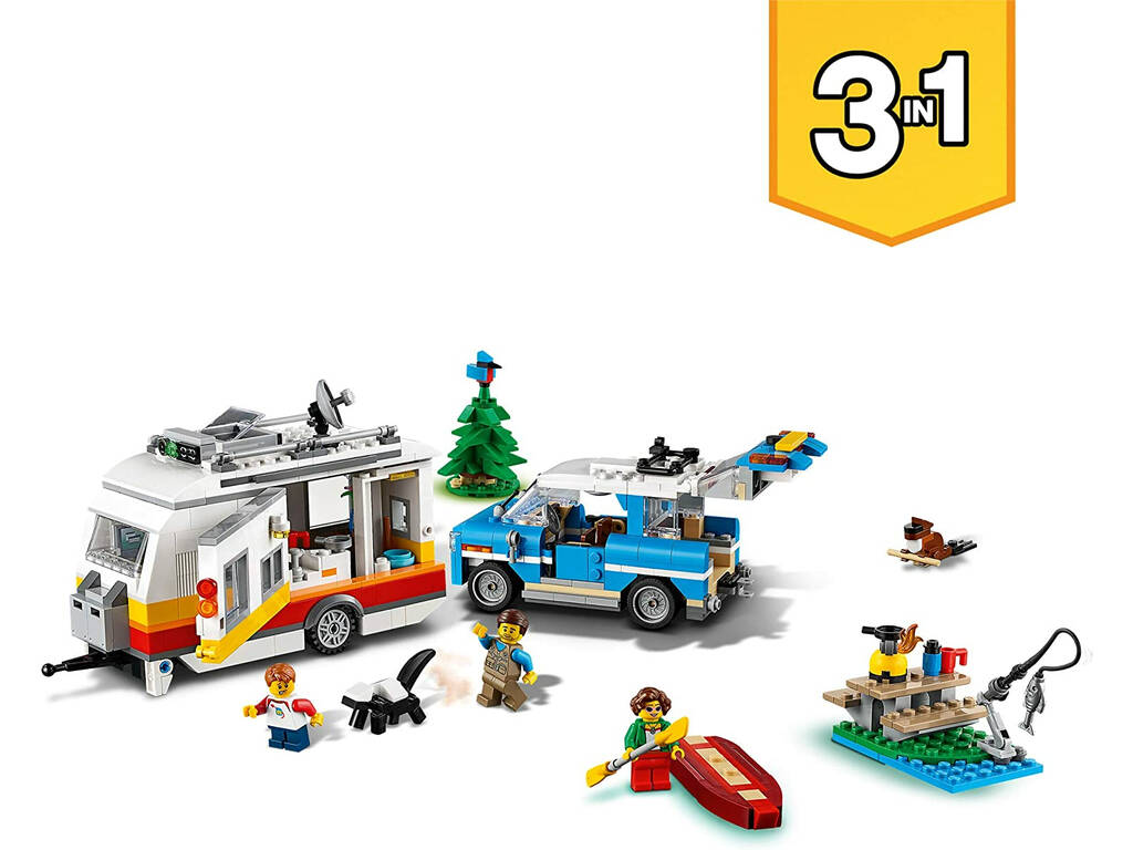 Lego Creator Vacances en Famille en Caravane 31108