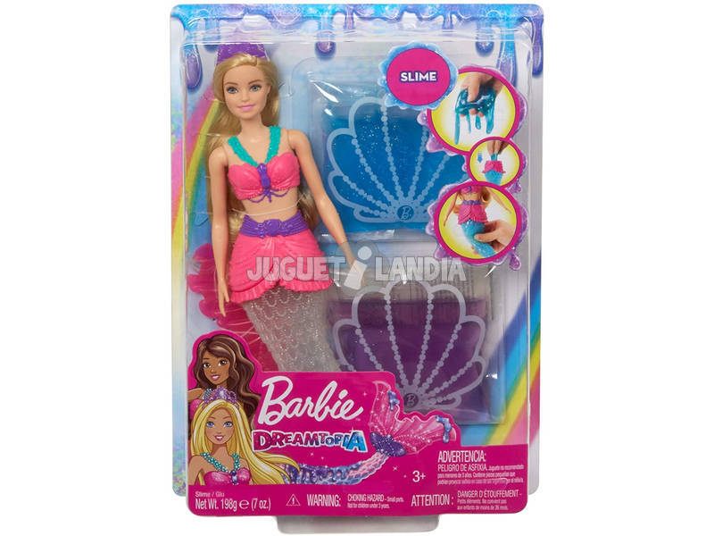 Barbie Dreamtopia Sirène Slime Mattel GKT75