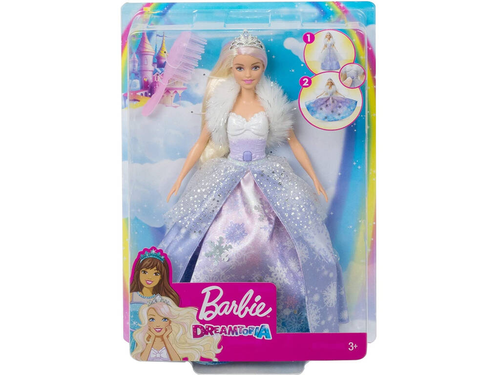 Barbie Dreamtopia Princesa Vestido Mágico Mattel GKH26