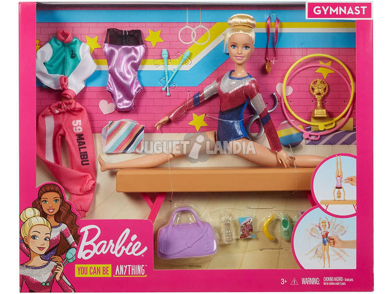 Barbie Ginnasta Completo di Gioco Mattel GJM72