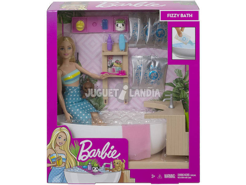 Barbie Baño con Burbujas Mattel GJN32