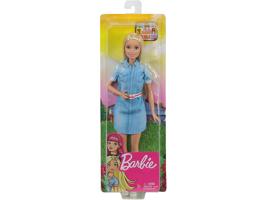 Barbie Dreamhouse Vestido Vaquero Mattel GHR58