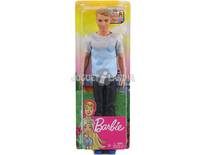 Barbie Dreamhouse Ken com Conjunto Vaqueiro e Camiseta Mattel GHR61
