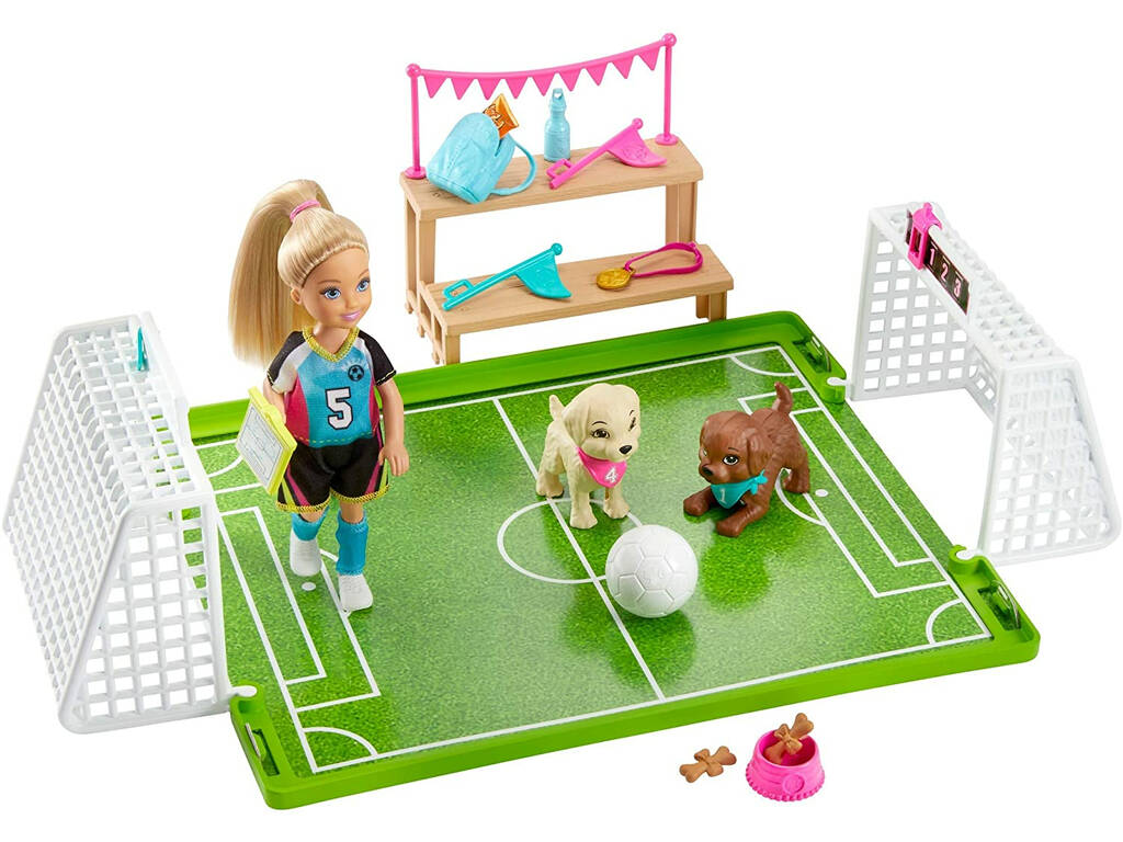 Barbie Fußball Set von Chelsea Mattel GHK37