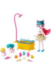 Enchantimals Vasca da bagno e Bambola Peyta Mattel GJX36