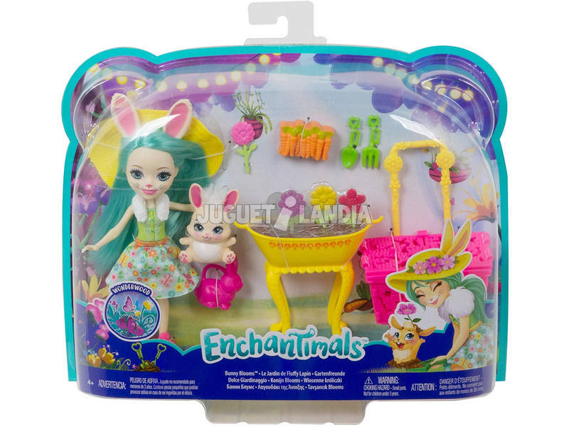Enchantimals El Jardín de Fluffy Bunny Mattel GJX33