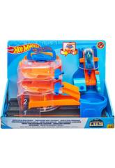 Hot Wheels City Super Concessionnaire Tournant Mattel GBF95