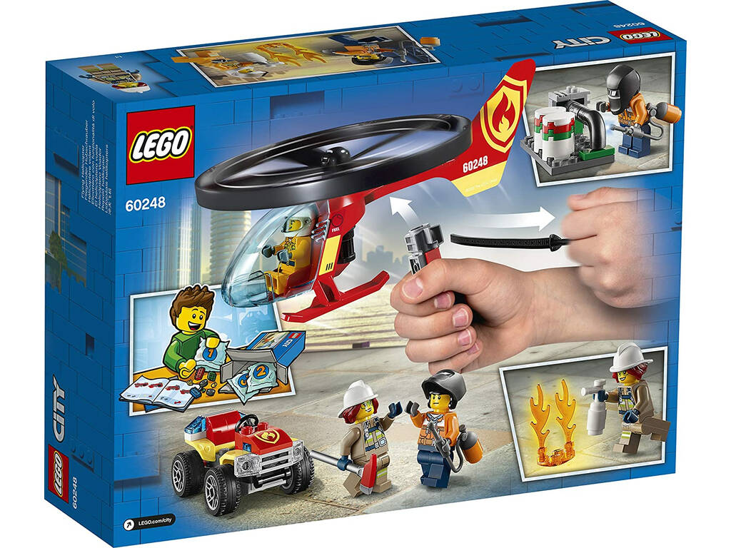 Lego City Fire Intervención del Helicóptero de Bomberos 60248