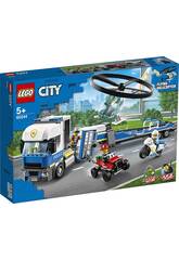 Lego City Polizei Hubschraubertransporter 60244