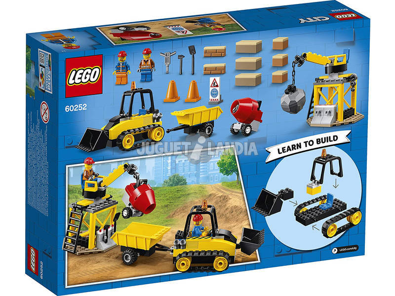 Lego City Grands Véhicules Tracteur de Construction 60252