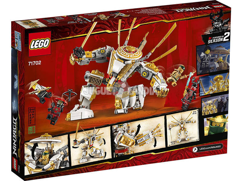 Lego Ninjago Robot Dorado 71702