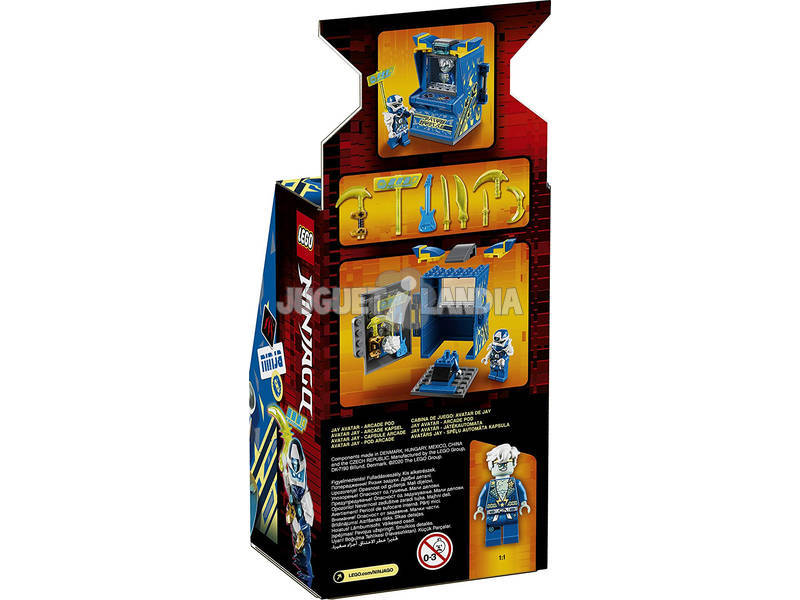 Lego Ninjago Cabina de Juego Avatar de Jay 71715