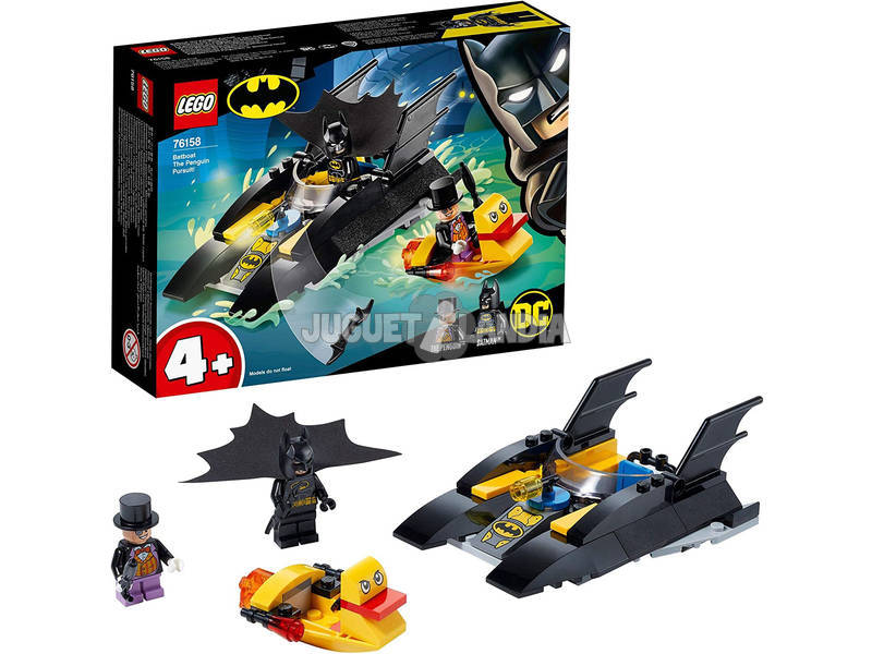 Lego Batman Chasse au Pingouin Sur Le Batbateau! 76158