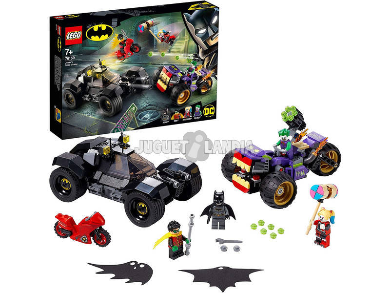 Lego Batman Perseguição da Trimoto do Joker 76159