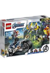 Lego Super Heroes Avengers Attacco in Moto 76142