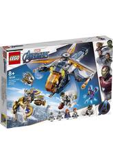 Lego Súper Héroes Vengeurs Sauvetage en Hélicoptère de Hulk 76144