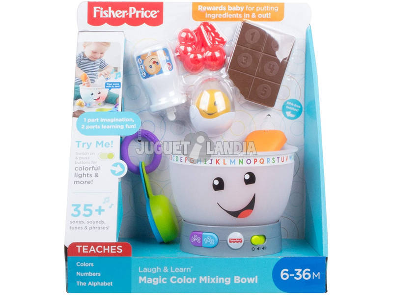 Fisher Price Tigela Ingredientes e Cores Mágicos Mattel GMX46