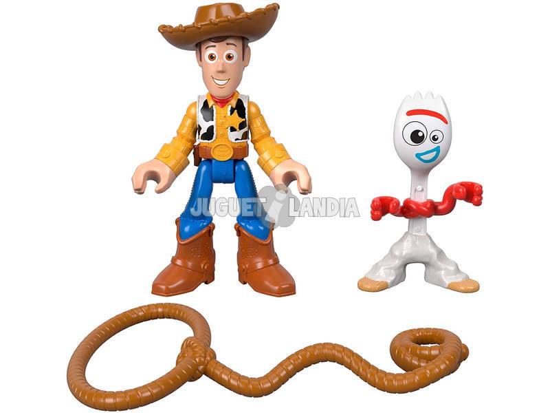 Imaginext Toy Story Figuras Woody e Garfy Mattel GBG90