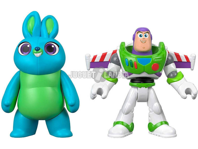 Imaginext Toy Story Figure Buzz Lightyear e Bunny Mattel GBG91