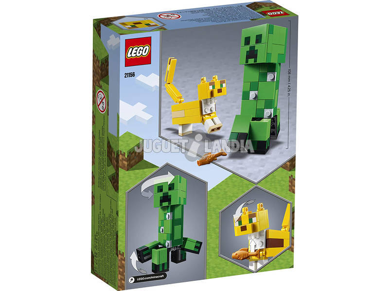 Lego Minecraft Big Fit Creeper e Ocelote 21156