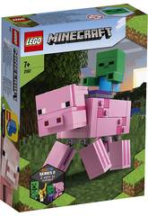 Lego Minecraft Big Fit Cochon avec Bébé Zombie 21157