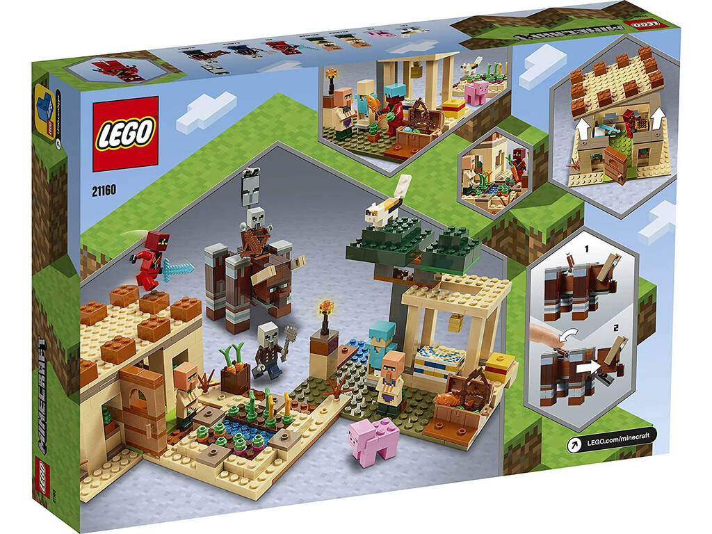 Lego Minecraft La Invasion de los Illager 21160