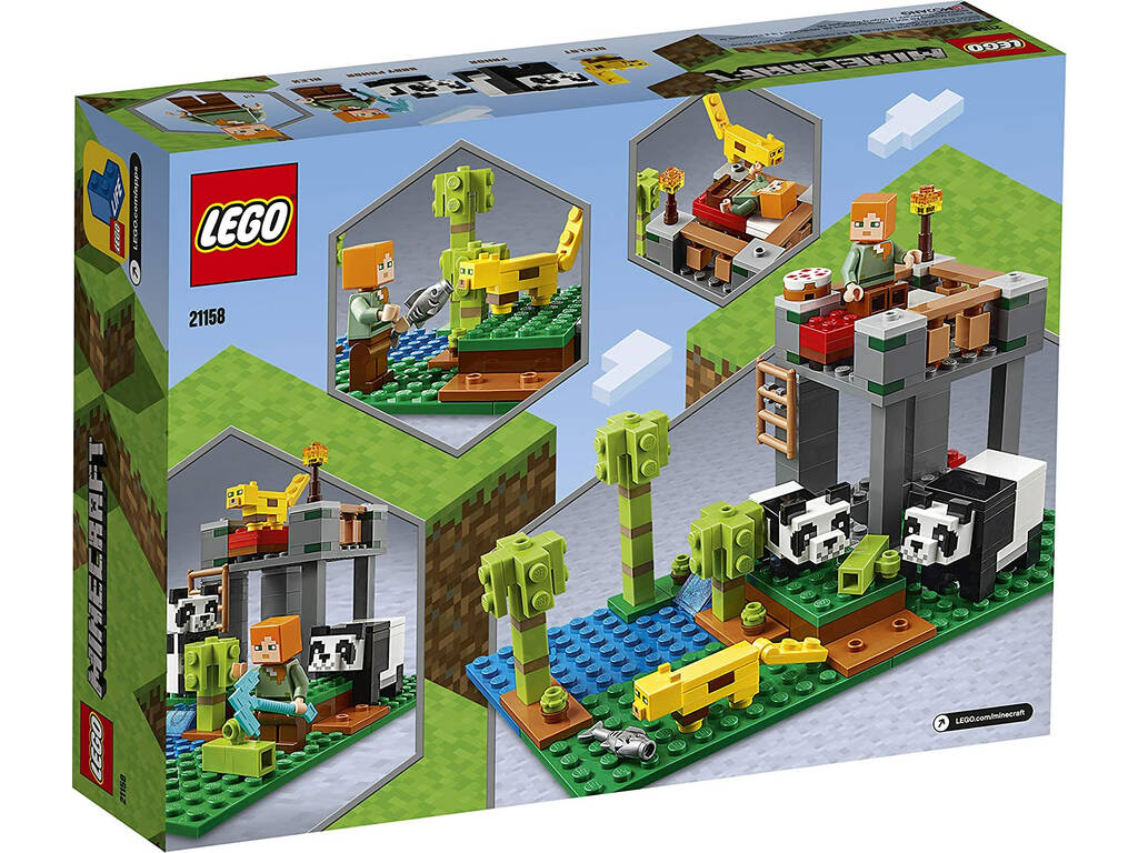 Lego Minecraft l'allevamento di Panda2 1158