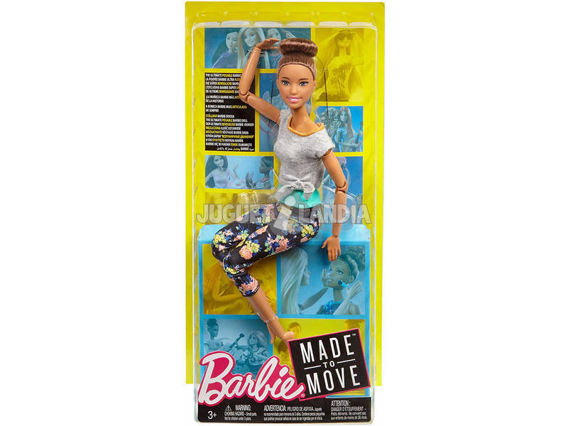 Barbie Movimientos Sin Límites Pelo Castaño Mattel FTG82