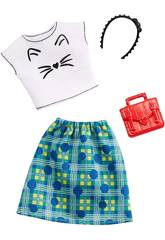 Ensemble Barbie Mode Look Chaton Mattel GHW75