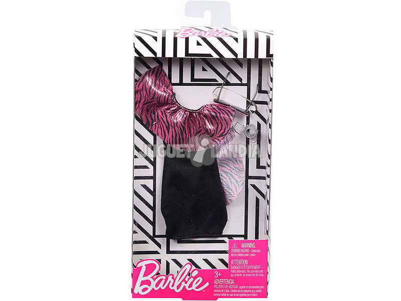 Conjunto Barbie Moda Look Vestido de Noche Mattel GHW78