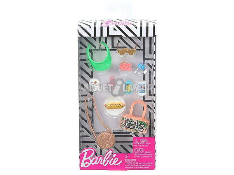 Barbie Acessórios de Moda Sunday Funday Mattel GHX33