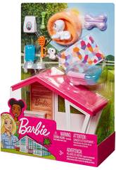 Barbie Mobili Interno Casetta del Cane Mattel FXG34