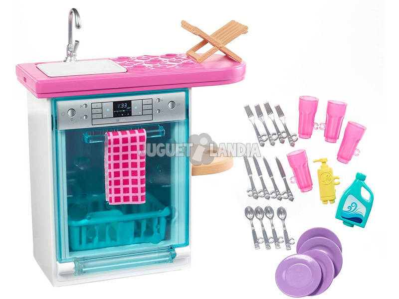 Barbie Möbel Küchenspülschrank von Mattel FXG35