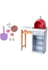 Barbie Kit Meubles Extérieur Four Mattel FXG39