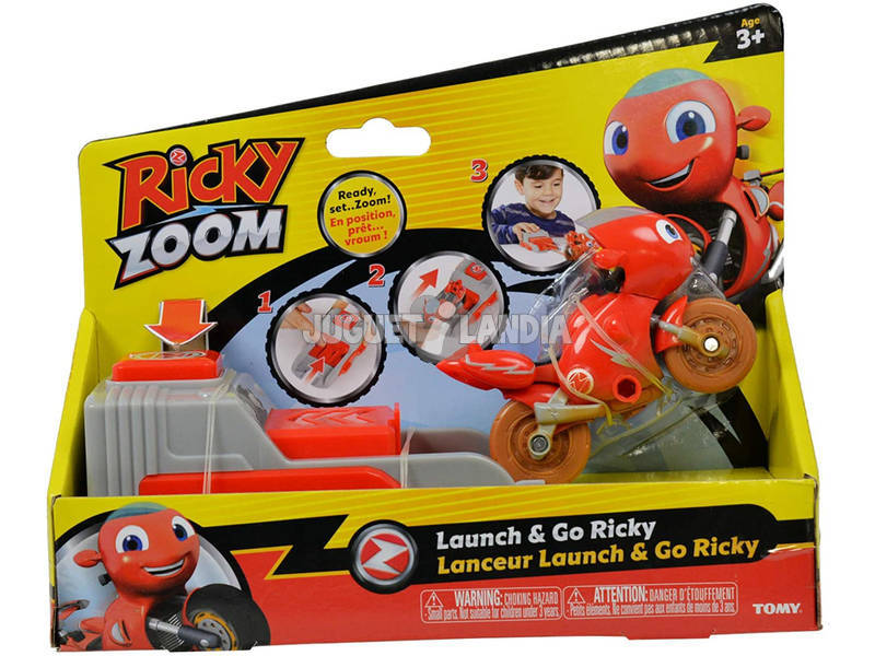Ricky Zoom Lanzador y Vehículo Bizak 3069 2038