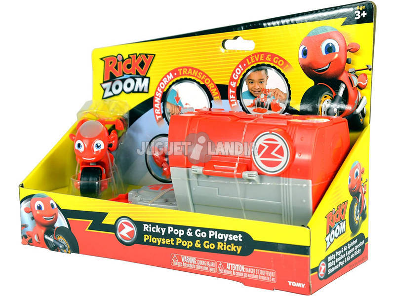 Ricky Zoom Push Pop Station de Jeux Bizak 3069 0030