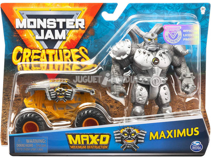 Monster Jam Creatures 1:64 Diecast com Figura Bizak 6192 5879