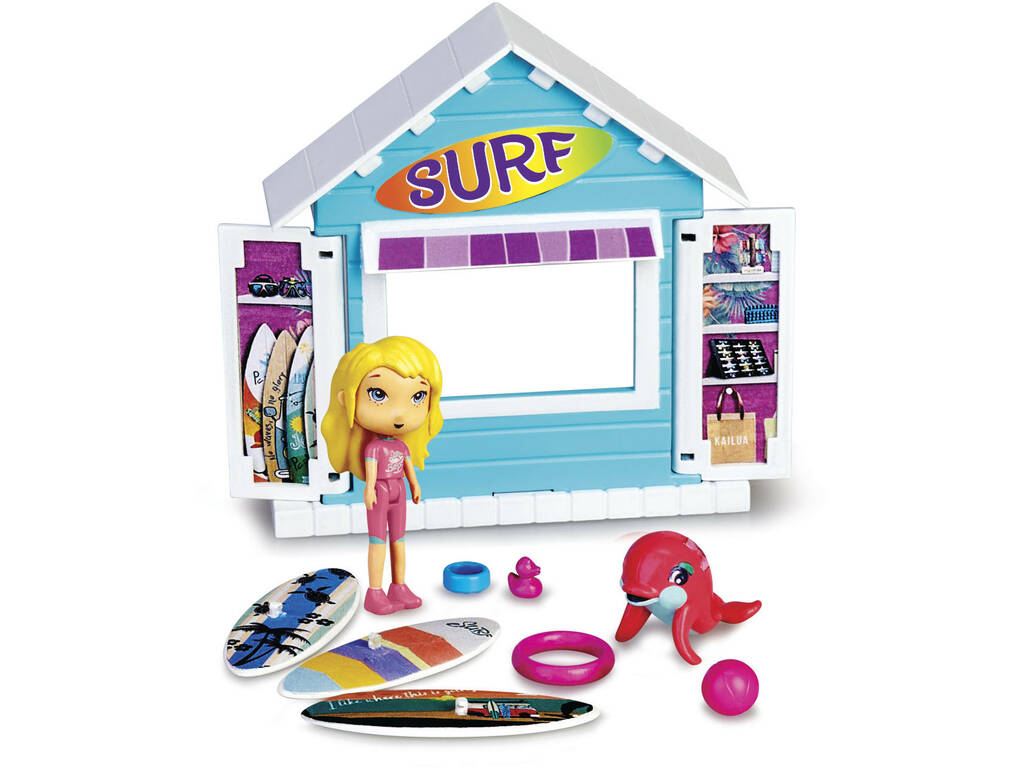 Mimy City Set Tienda De Surf Con Figura Wendy Wave Famosa 700015596