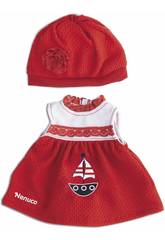 Nenuco Roupinha Casual 35 cm. Vestido Vermelho Famosa 700013822