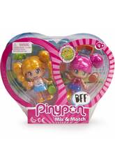Pin y Pon Best Friends Cabelo Louro e Cor-de-rosa Famosa 700015572