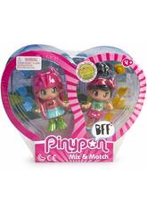 Pin y Pon Best Friends 2 Cabelo Cor-de-rosa e Cabelo Preto Famosa 700015572