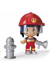 Pin et Pon Action S�rie 2 Figurine Pompier Famosa 700015147